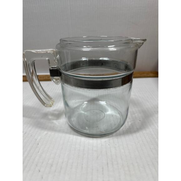 Vintage Pyrex Flameware Glass 4 Cup Percolator Coffee Pot  #7824B - Base Only - Picture 3 of 5